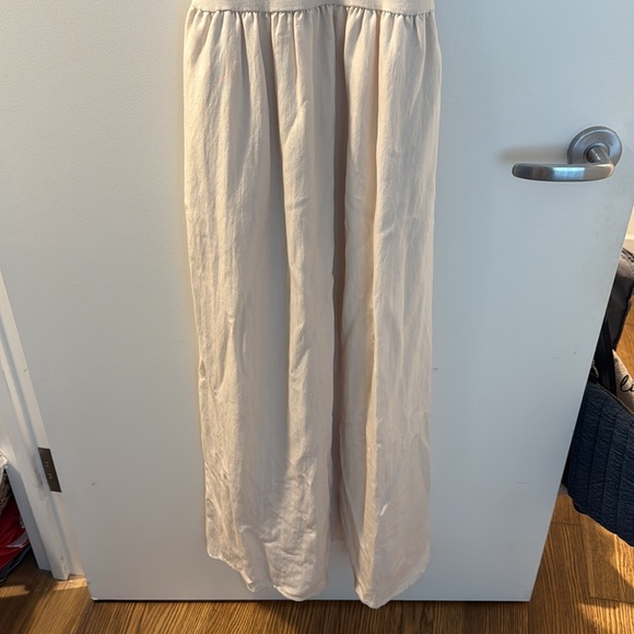 Z Supply brand new Cream mixed media Sleeveless Maxi Dress - Picture 9 of 13
